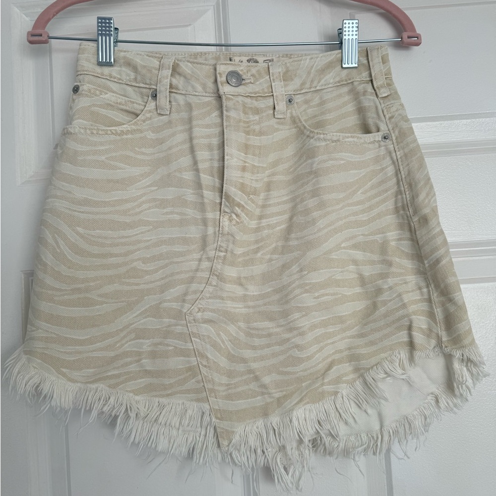Free people printed skirt